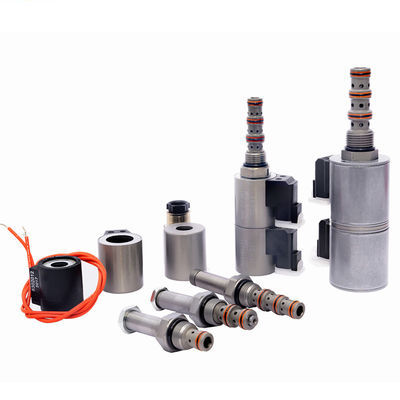 Stecker in 5 Port 3-Weg-Solenoidventil Hydraulik 12V / 24V mit Doppelanschluss
