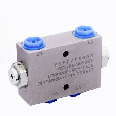 Pilotbetriebene hydraulische Doppelkontrollabdeckung Hauptdruck 350 bar