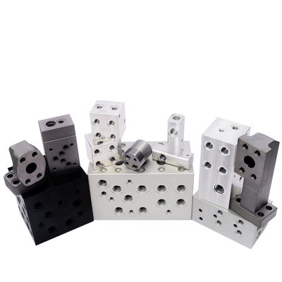 Industrielle Ventilcluster Bank Kompakte Hydraulikventil Manifold Block