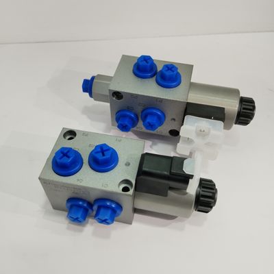Hydraulisch-elektrisch An-Aus-Solenoidventil 2 Position 6 Wege Stahl-Eisenkörper