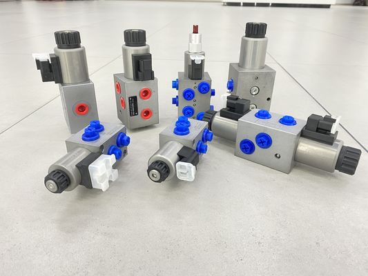 60bar 2 Position Hydraulisches Magnetventil Achtwege-JIS-Ölanschlüsse
